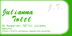 julianna toltl business card